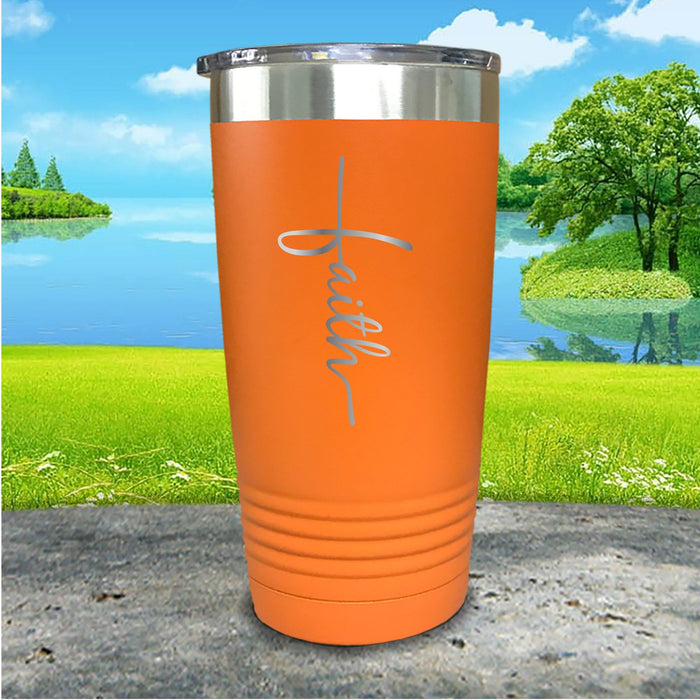 Faith Cross Personalized Engraved Tumbler