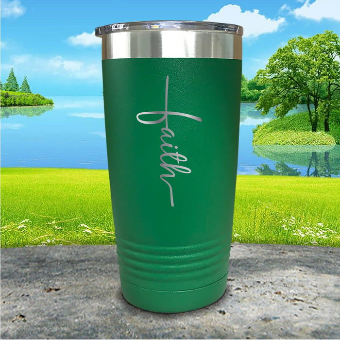 Faith Cross Personalized Engraved Tumbler