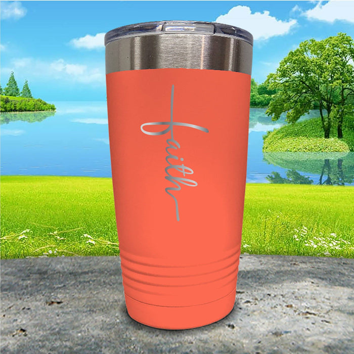 Faith Cross Personalized Engraved Tumbler