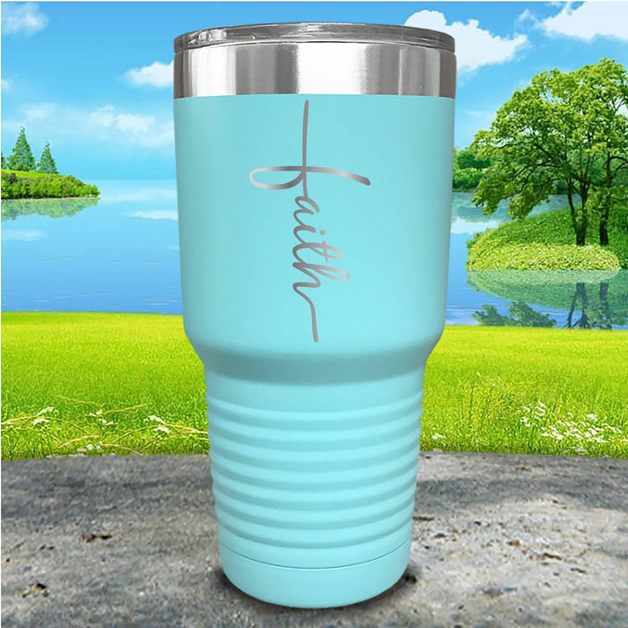 Faith Cross Personalized Engraved Tumbler