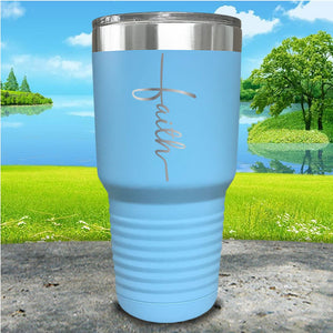 Faith Cross Personalized Engraved Tumbler