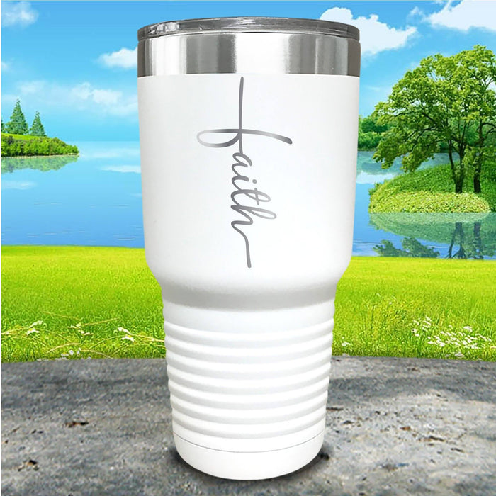 Faith Cross Personalized Engraved Tumbler