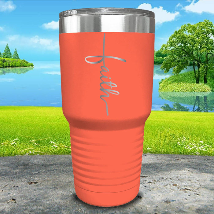 Faith Cross Personalized Engraved Tumbler