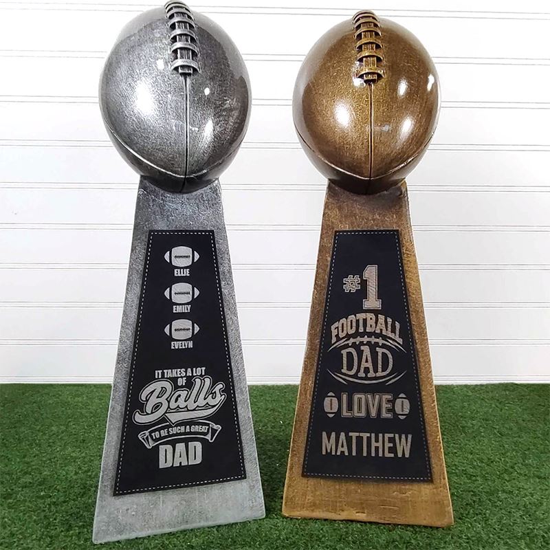 FANTASY FOOTBALL 15 LOMBARDI SUPER BOWL TROPHY FREE ENGRAVING!! |