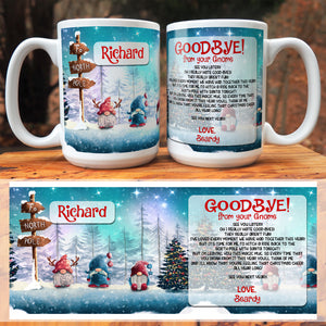 Gnome Is Back Personalized Kids Name And Gnome Name Magical Mug