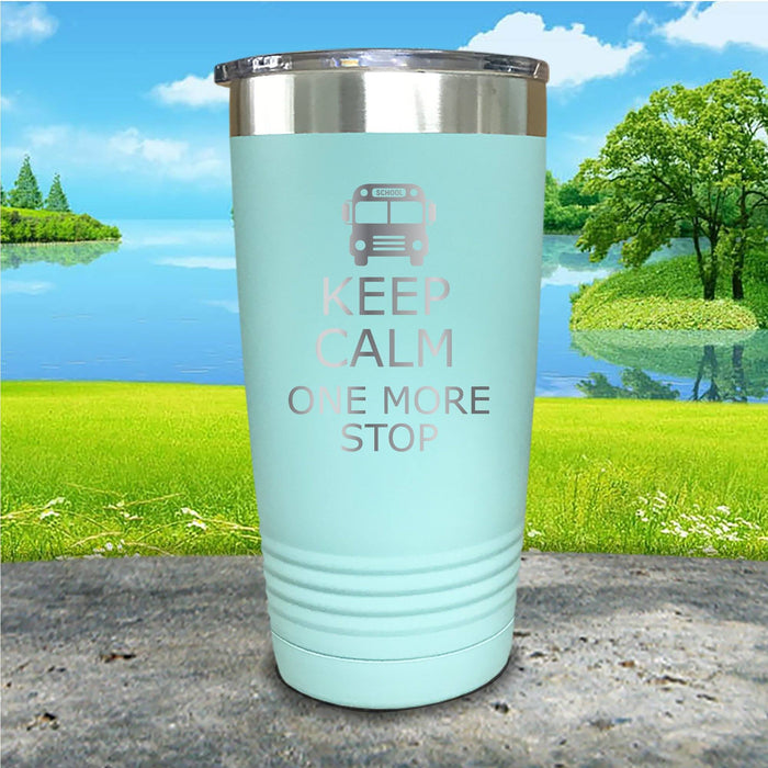 Keep Calm School Bus Driver Engraved Tumbler