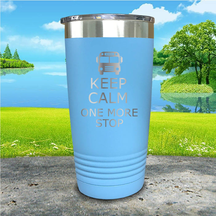 Keep Calm School Bus Driver Engraved Tumbler