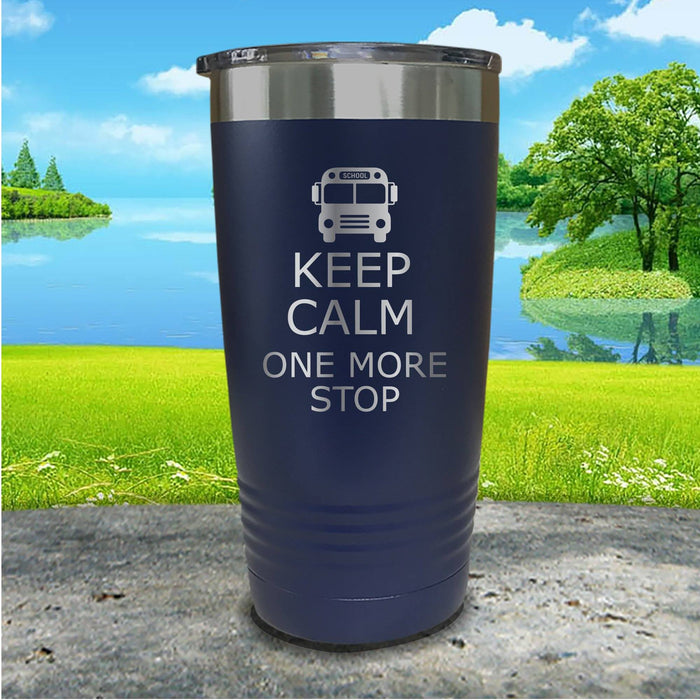 Keep Calm School Bus Driver Engraved Tumbler