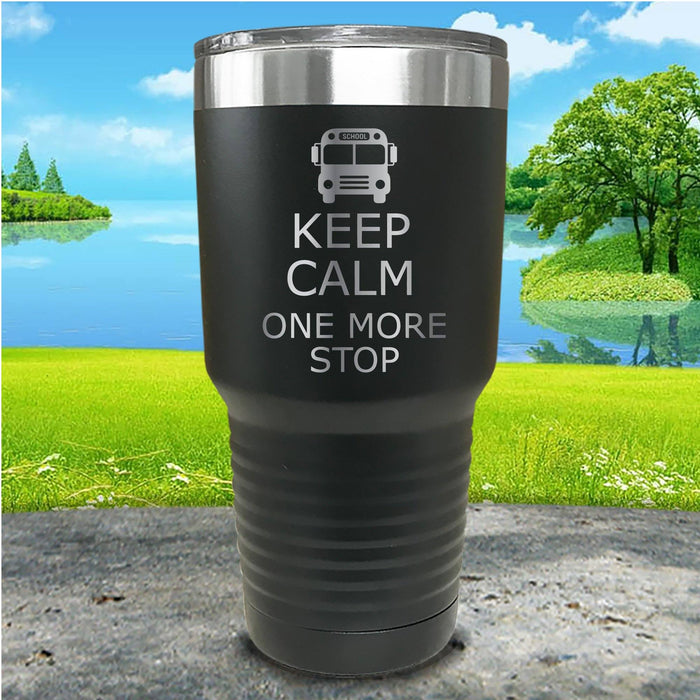 Keep Calm School Bus Driver Engraved Tumbler