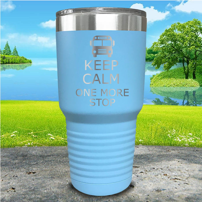 Keep Calm School Bus Driver Engraved Tumbler