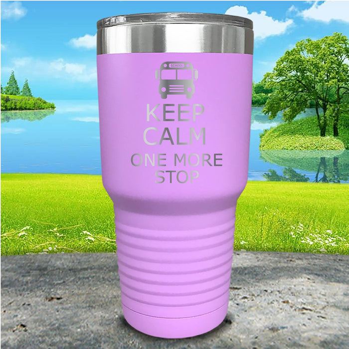 Keep Calm School Bus Driver Engraved Tumbler