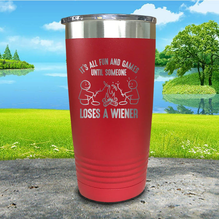 Fun Until Loose A Weiner Engraved Tumbler