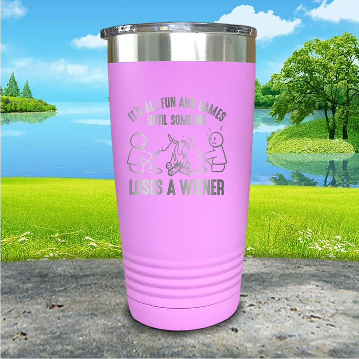 Fun Until Loose A Weiner Engraved Tumbler