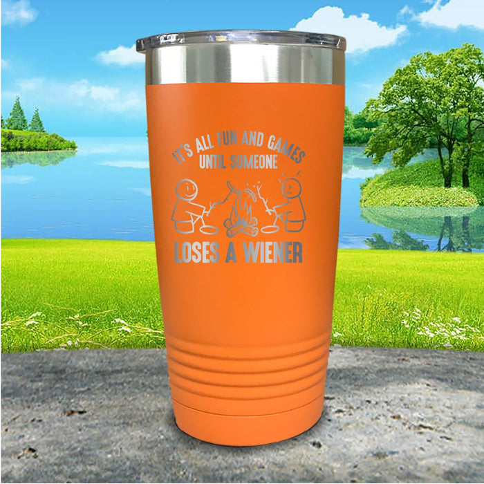 Fun Until Loose A Weiner Engraved Tumbler