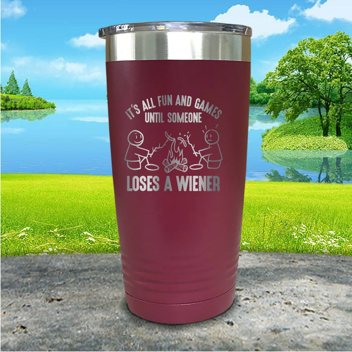 Fun Until Loose A Weiner Engraved Tumbler