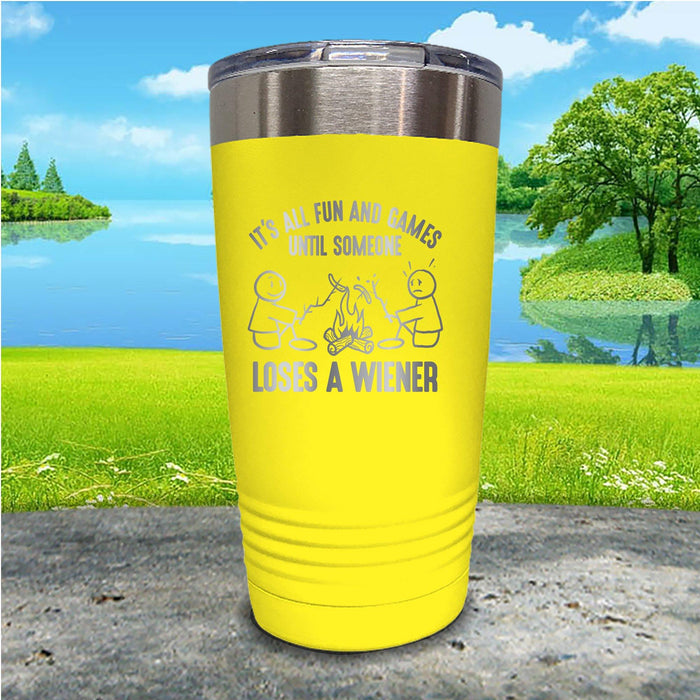 Fun Until Loose A Weiner Engraved Tumbler