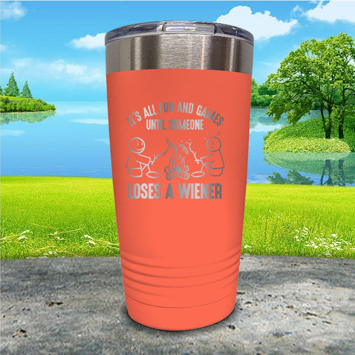 Fun Until Loose A Weiner Engraved Tumbler