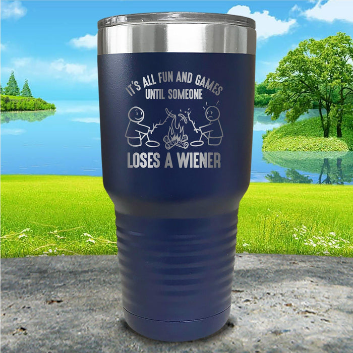 Fun Until Loose A Weiner Engraved Tumbler