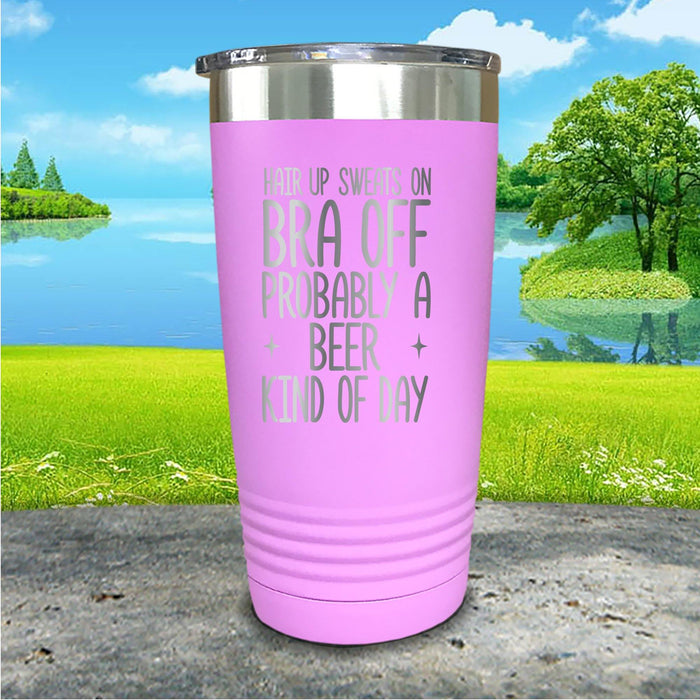 Hair Up Bra Off Engraved Tumbler