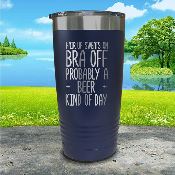 Hair Up Bra Off Engraved Tumbler