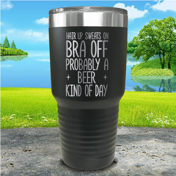 Hair Up Bra Off Engraved Tumbler