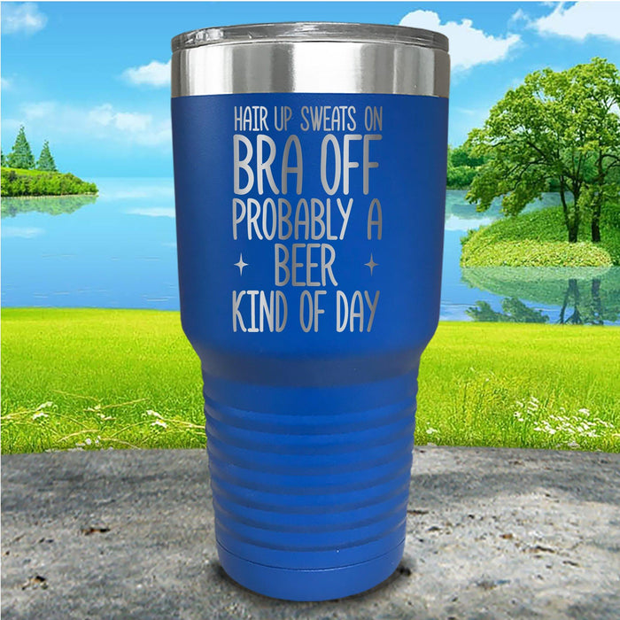 Hair Up Bra Off Engraved Tumbler