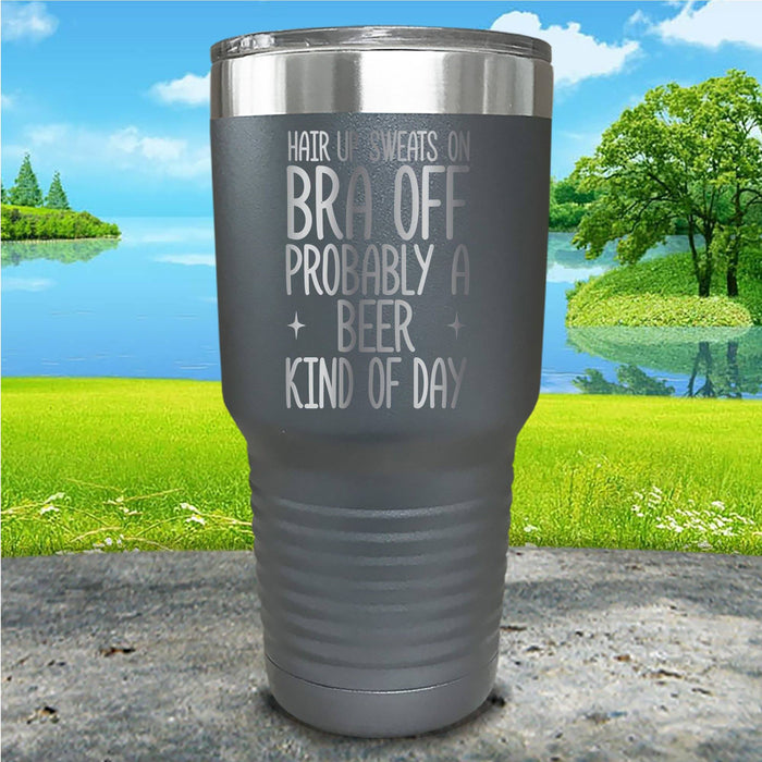 Hair Up Bra Off Engraved Tumbler