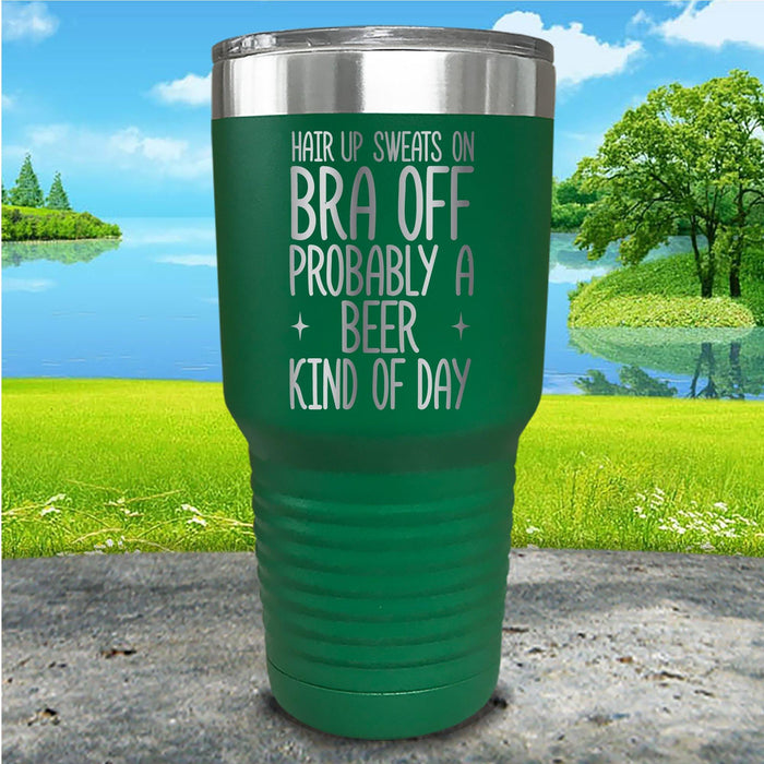 Hair Up Bra Off Engraved Tumbler