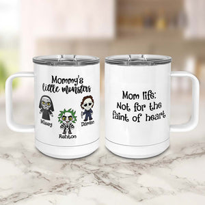 Little Monsters Horror Movie Halloween Mug Personalized for Mom or Dad