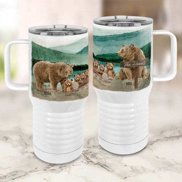Personalized Mama Bear Mug, Personalized Grandma Bear Mug – Northwoodsman  Designs