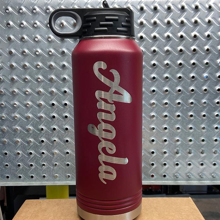 PERSONALIZED Name Engraved 32oz Sport Bottle