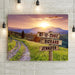 Personalized Mountainside & Love Premium Canvas-LemonsAreBlue