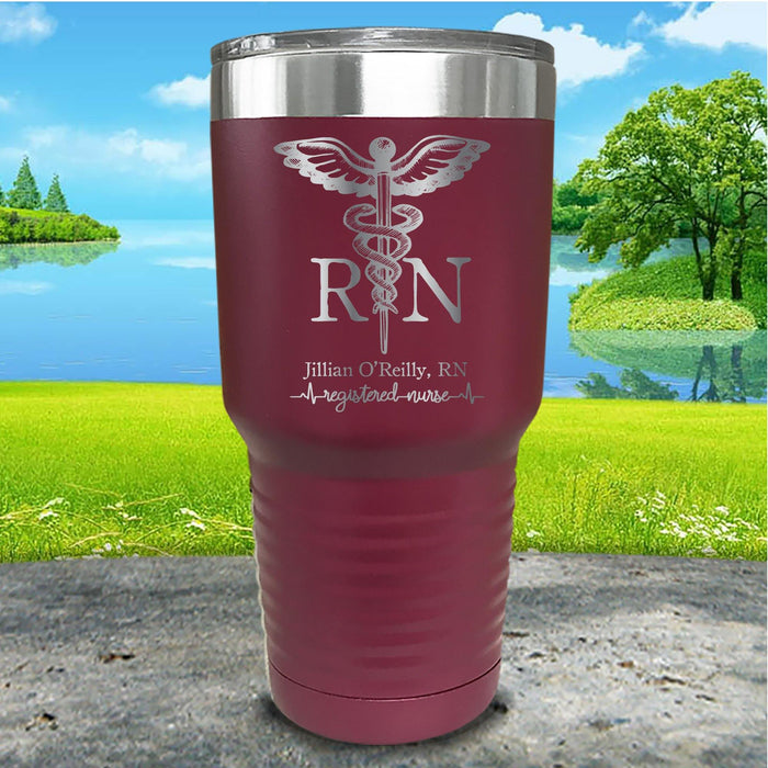 Registered Nurse Personalized Engraved Tumbler