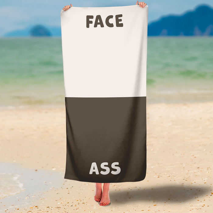 Face And Ass Premium Pool/Beach Towel