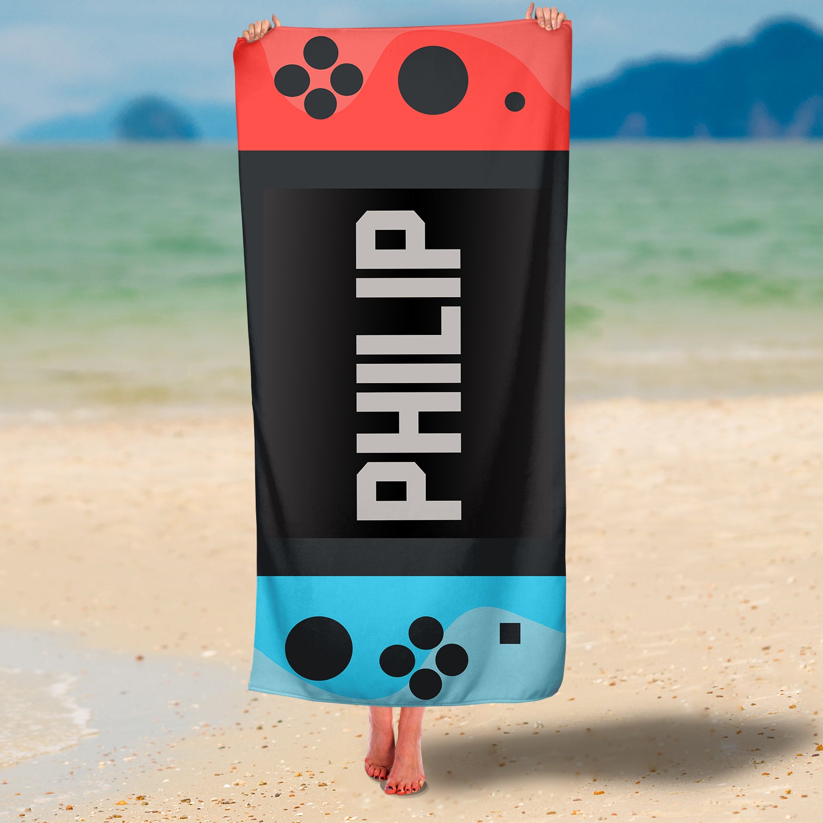 Personalized Switch Premium Beach/Pool Towel