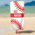Personalized Baseball v1 Premium Beach/Pool Towel