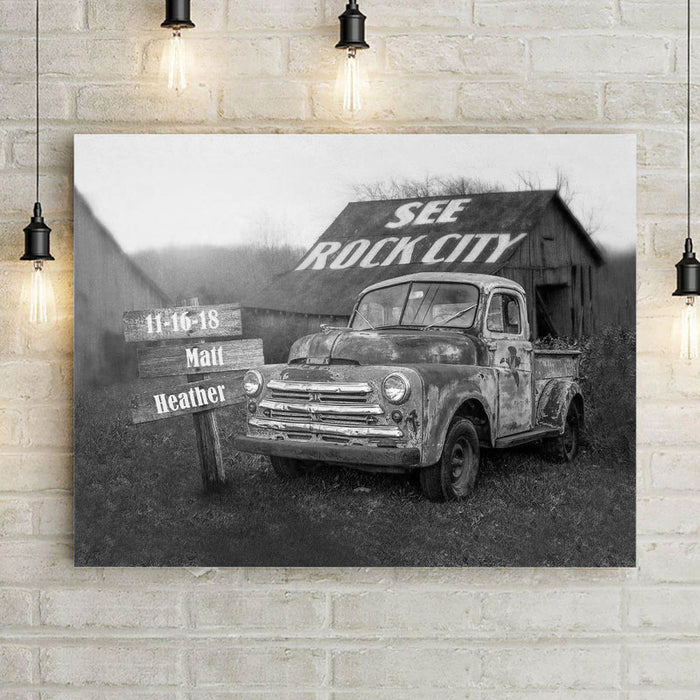 Rock City Personalized Premium Canvas