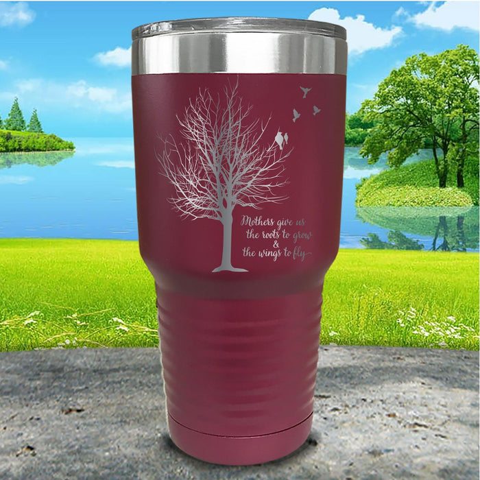 Roots To Grow Engraved Tumbler