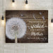 Rustic wood dandelion canvas wall decor. Couldn't have wished for a better mother