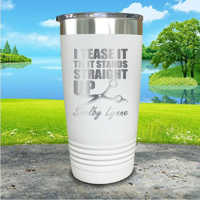 Hairstylist I Teased It Personalized Engraved Tumbler