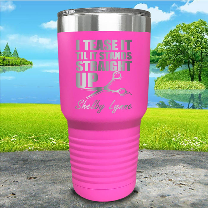 Hairstylist I Teased It Personalized Engraved Tumbler