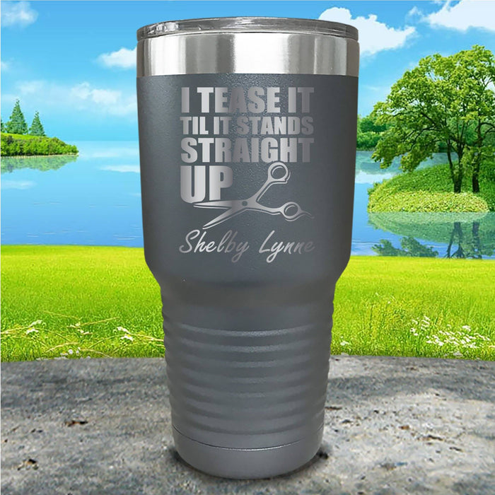 Hairstylist I Teased It Personalized Engraved Tumbler