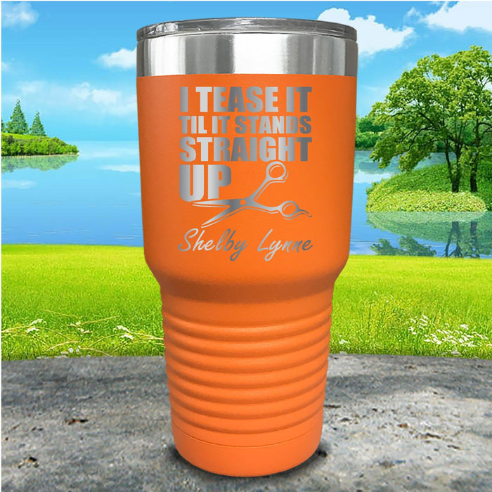 Hairstylist I Teased It Personalized Engraved Tumbler