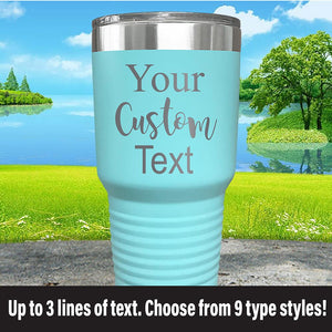 Personalized Laser Engraved Tumbler with Names or Custom Text