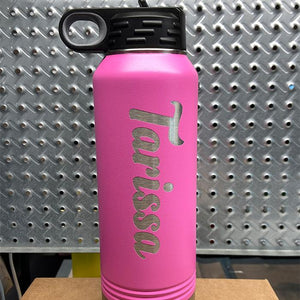 PERSONALIZED Name Engraved 32oz Sport Bottle