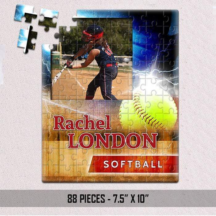 Ultimate Sports CUSTOM Photo Jigsaw Puzzles Puzzle LemonsAreBlue 88pc Puzzle Softball 