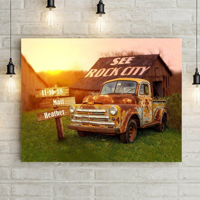 Rock City Personalized Premium Canvas