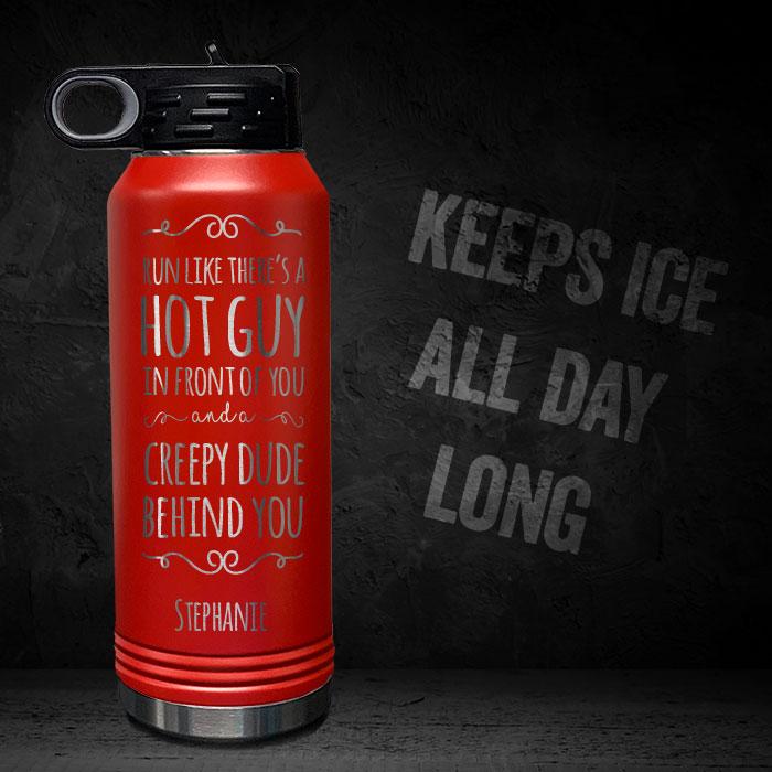 RUN-LIKE-HOT-GUY-IN-FRONT-OF-YOU-PERSONALIZED-32-OZ-VACUUM-INSULATED-SPORT-BOTTLE-MOTIVATIONAL-RUNNING-MARATHON-QUOTE-RED