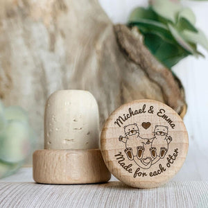 Personalized Wine Stopper Sea Otter Wedding Favors