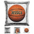 Basketball Personalized Magic Sequin Pillow Pillow GLAM Silver 